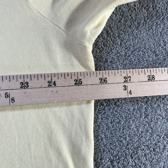 Southern Tide Beachside Polo Shirt Mens 2XL Yellow Trim Fit Short Sleeves Preppy - Picture 10 of 10